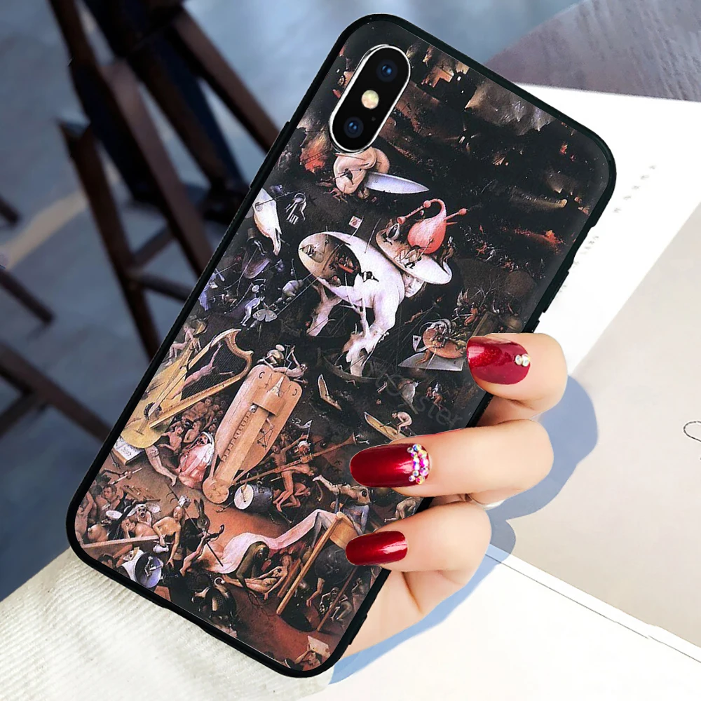 Босха Чехлы для мобильного телефона из мягкого силикона чехол iphone 5 5S SE 2020 6 6S 7 8 plus
