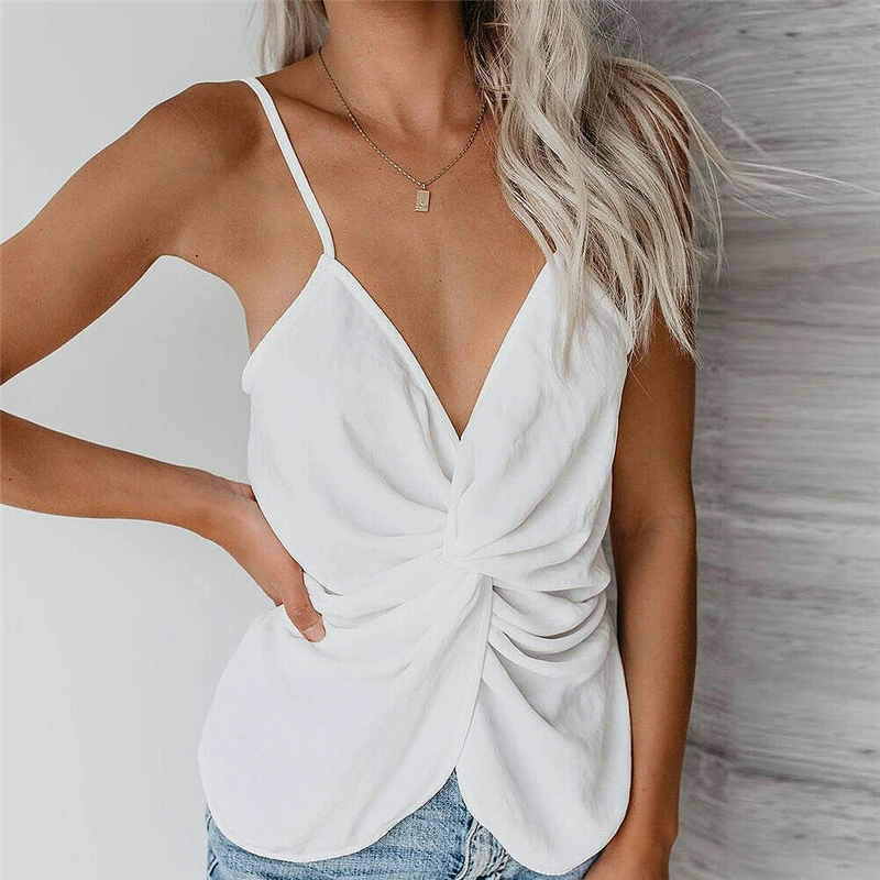 

2021 Fashion Summer Top Strapless Open Back Top Ropa De Mujer Vest Solid Color Sexy T-shirt Ladies Casual Slim Solid Color Vest