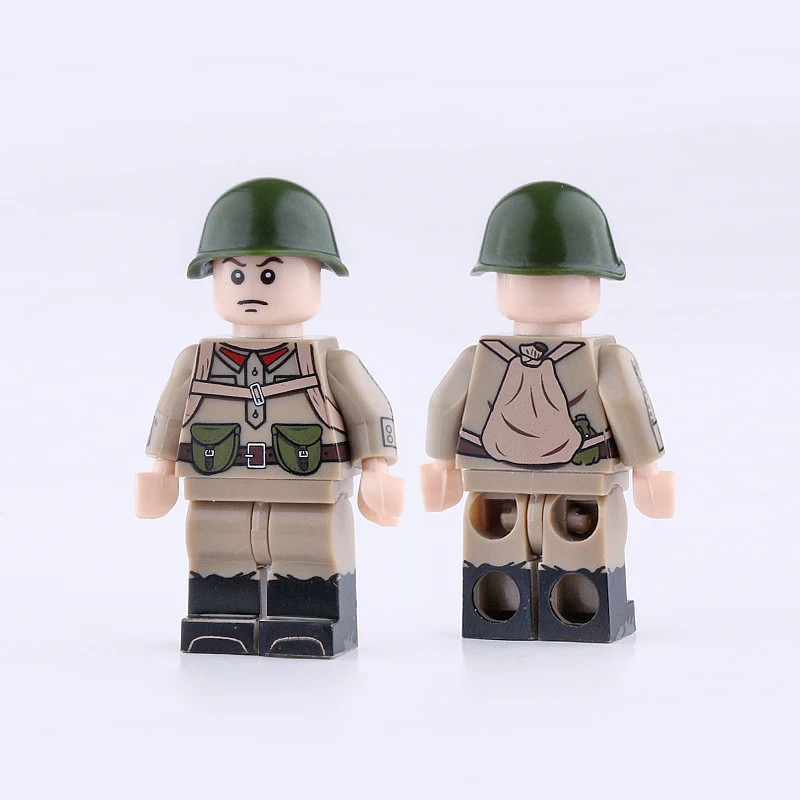 WW2 военная армия советские солдатики строительные блоки армия Россия солдатики аксессуары Кирпичи игрушки для детей подарок