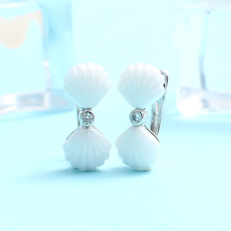 Модные женские серьги в форме банта u-образные керамические сделанные из