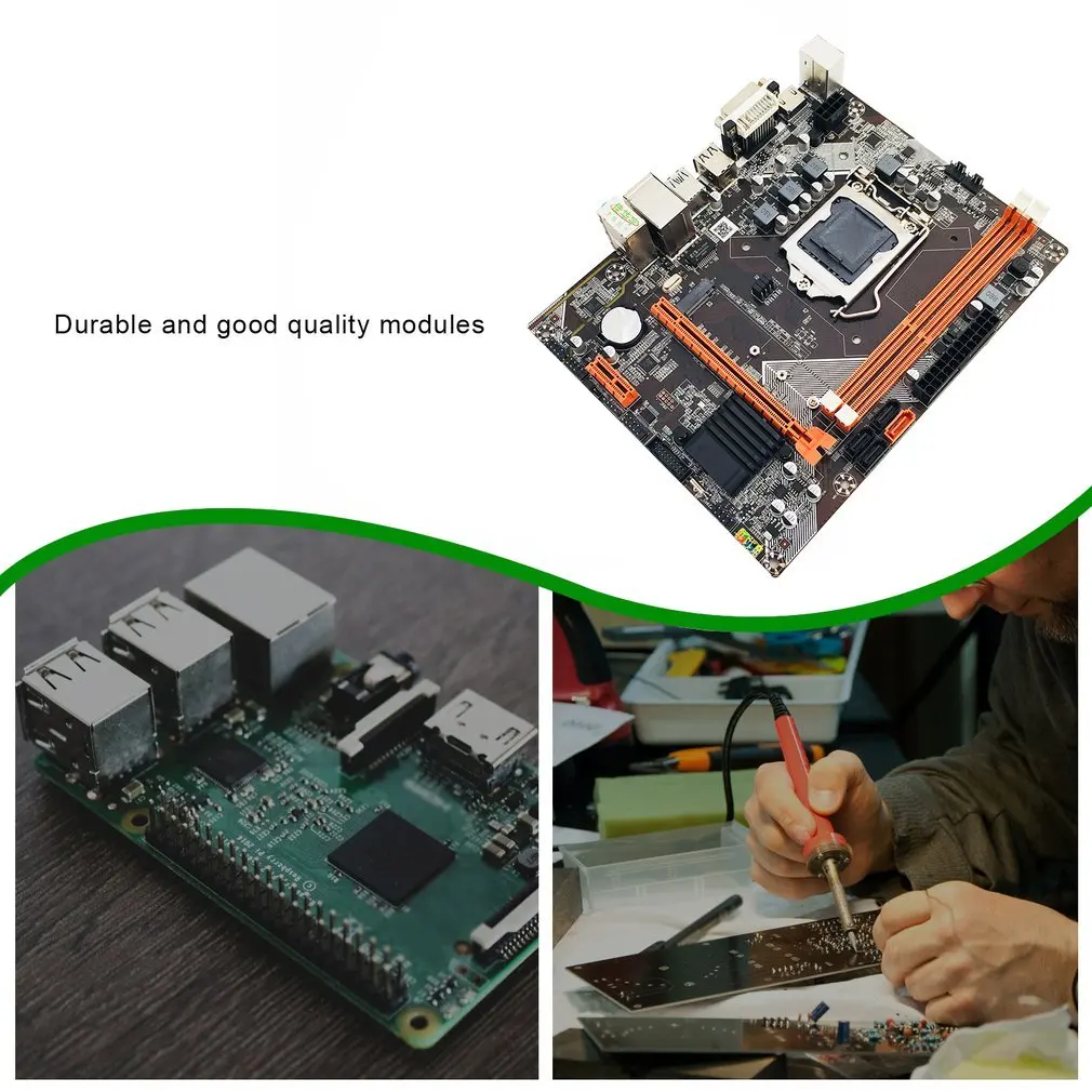 

B75 For Motherboard Integrated Graphics Set For Intel Core I7/i5/i3/Pentium/Celeron Desktop USB 3.0 VGA DVI HDMI-compatible