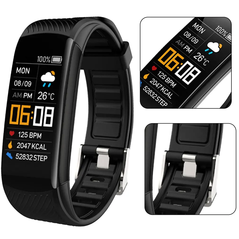 

C5S Smart Bracelet Heart Rate Fitness Tracker Bracelet Smart Watch Whatsapp Reminder Smart Band Men Women