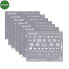 Стальной трафарет qianli для iPhone 11, набор трафаретов для iPhone 11, 12, 13 Pro, XS, MAX, XR, X, 8, 7P, 7, 6S, 6plus, ЦПУ, IC чип, Оловянная паяльная сеть для посадки
