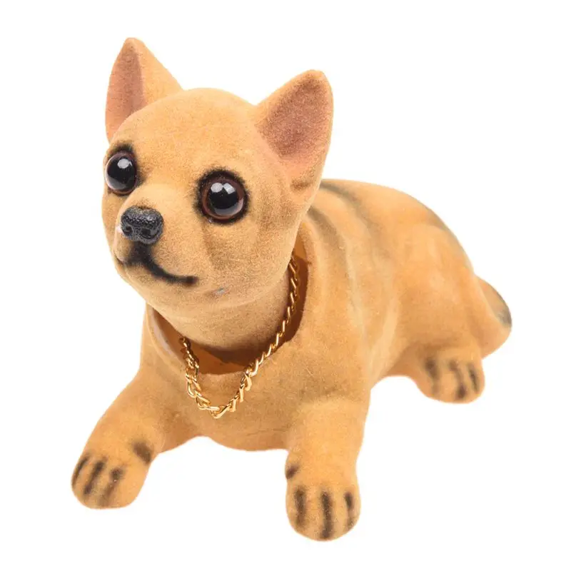 Авто автомобиль Чихуахуа кидинга Bobblehead приборной панели декоративная собачка
