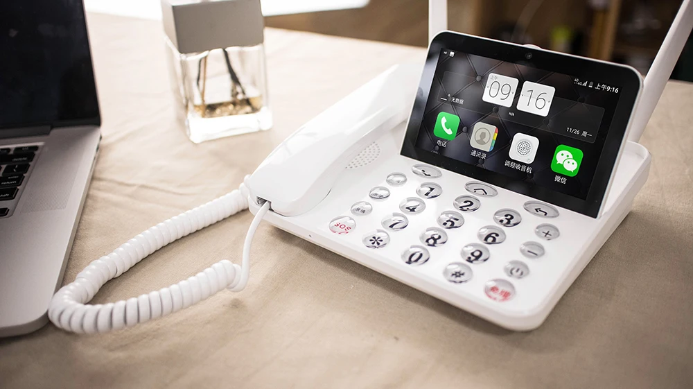 3G 4G двухсимочный беспроводной телефон LTE Smart Android OS Видеозвонок telefon Wifi Bluethooth FM