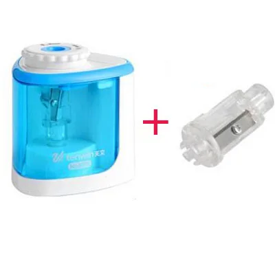 Blue Replacement too TENWIN электрическая точилка для карандашей, Детские Канцелярские товары для школы, офиса, дома, розовая, синяя Автоматическая точилка для карандашей 8005 - Цвет: Blue Replacement too