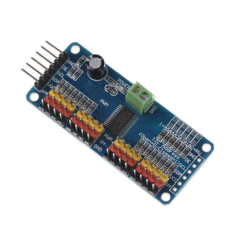 1 x PCA9685 16 Channel 12-bit PWM Servo motor Driver I2C Module For Arduino Robot | Обустройство дома