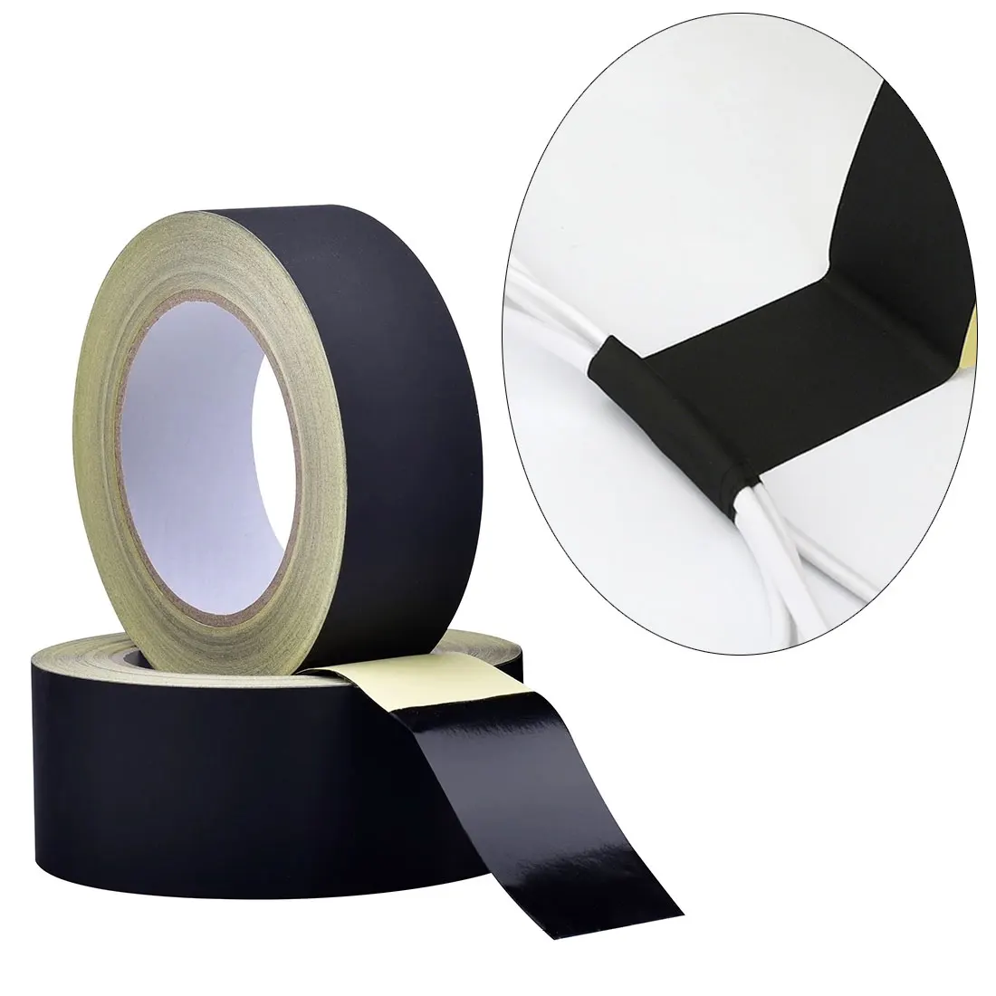 

Adhesive Insulation Acetate Cloth Tape Sticky for PC, Motor Wire Wrap fixed High Temperature Insulation Adhesive Retardant Tape