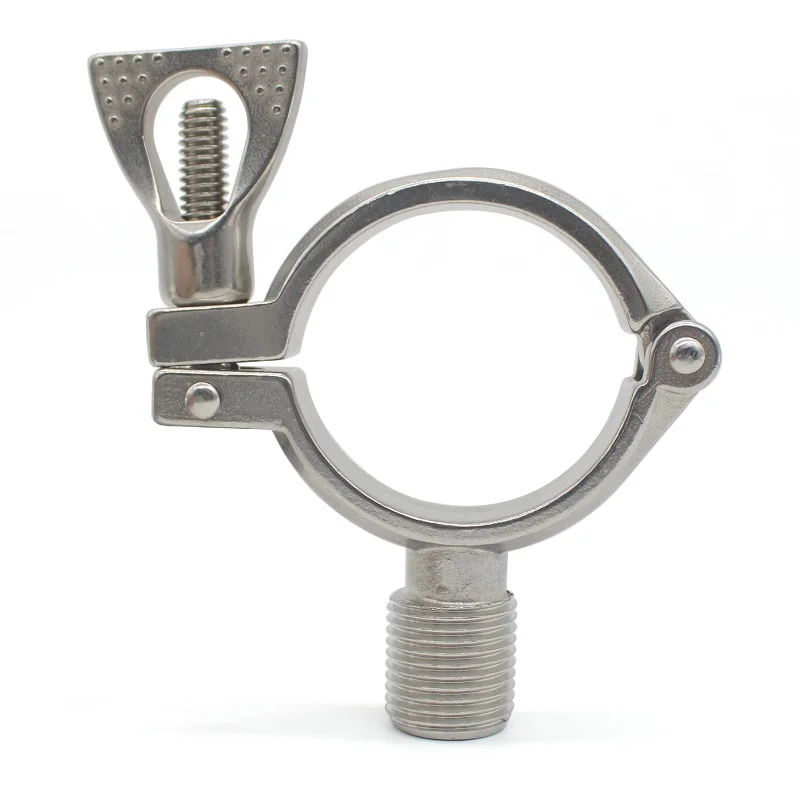 OD 19 мм до OD152mmbspt1 / 2 &quotнаружная резьба 304 Скоба из нержавеющей стали для труб