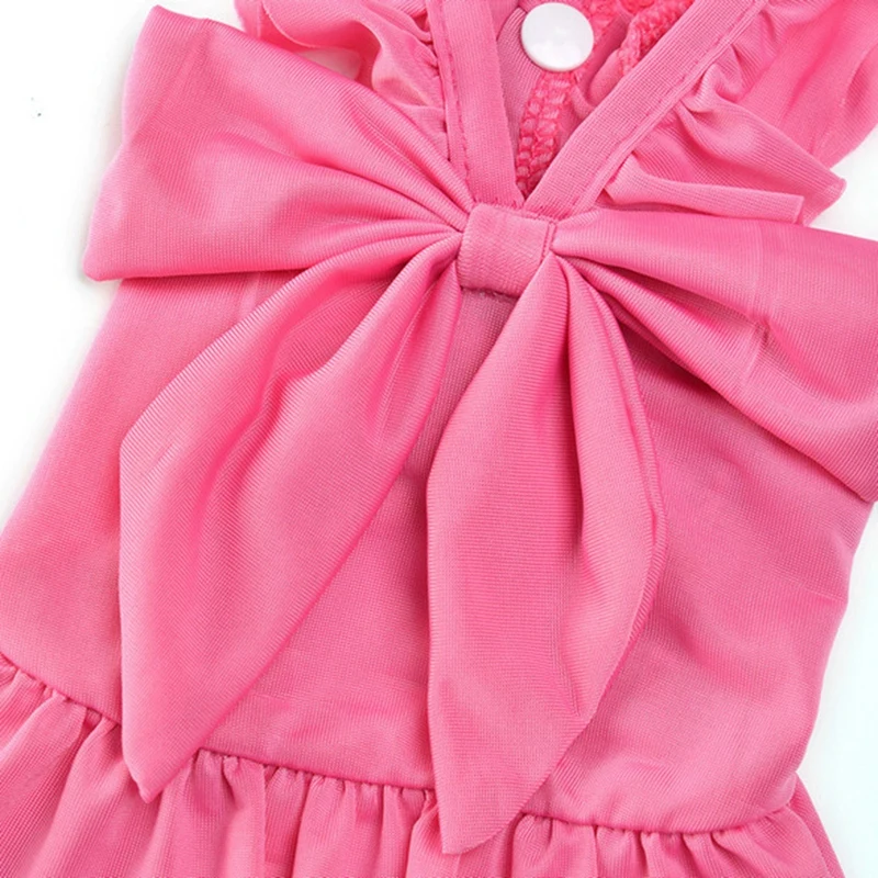 Собачье свадебное платье Цветочное для кошки собаки летняя одежда домашних