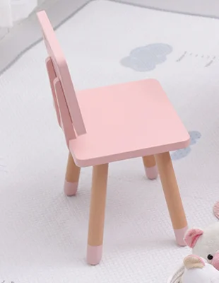 7.chair 32x26x38cm Стол для учебы детская комната Детский игровой стол и стул из цельного дерева детский стол и стул детская мебель обеденный стол - Цвет: 7.chair 32x26x38cm