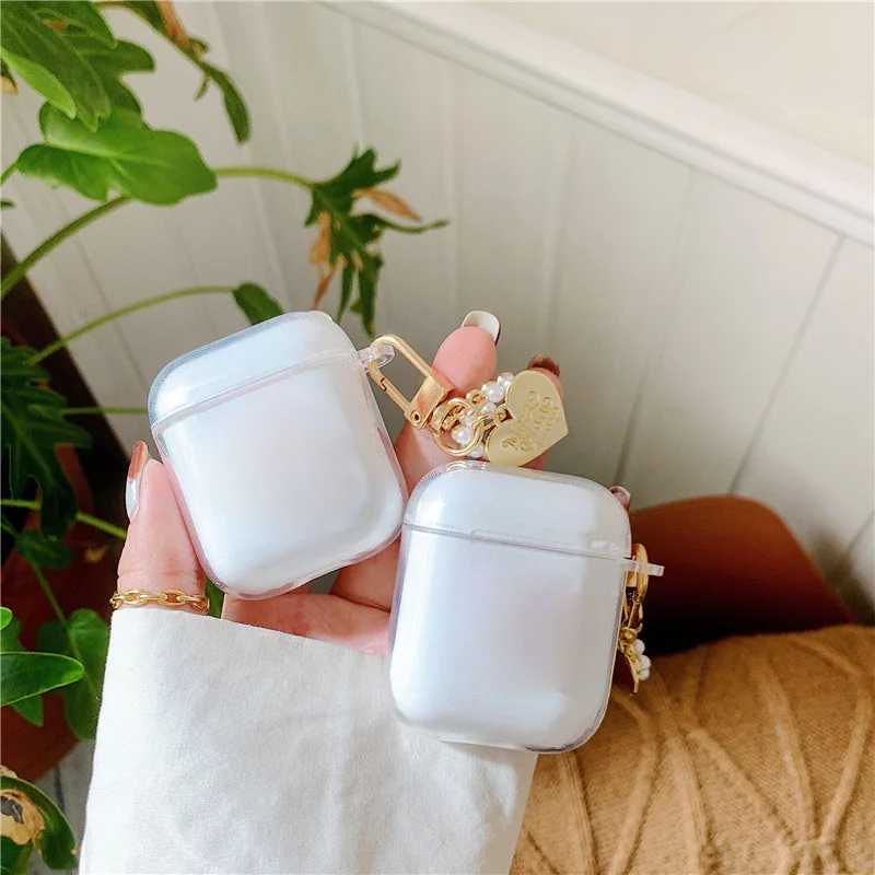 Мягкий чехол для Apple AirPods pro Чехол air pods 1 2 3 Bluetooth гарнитура coque | Электроника