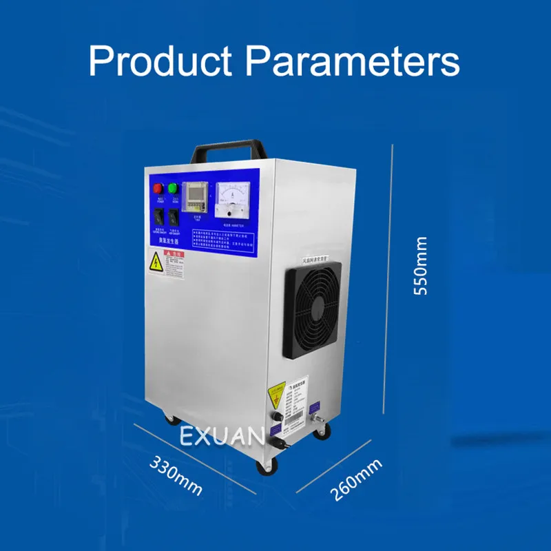 Установка для дезинфекции озона пищевой фабрики 7 г мобильный косметический