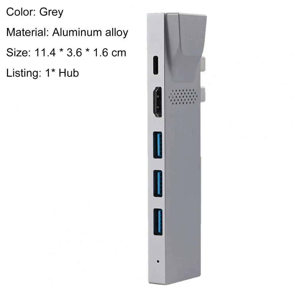 

8 IN 1 USB-C Hub Adapter Type-c to 4K Thunderbolt 3 RJ45 SD/TF Card USB3.0 Docking For iPad Pro MacBook Pro Air USB 3.0 Hub