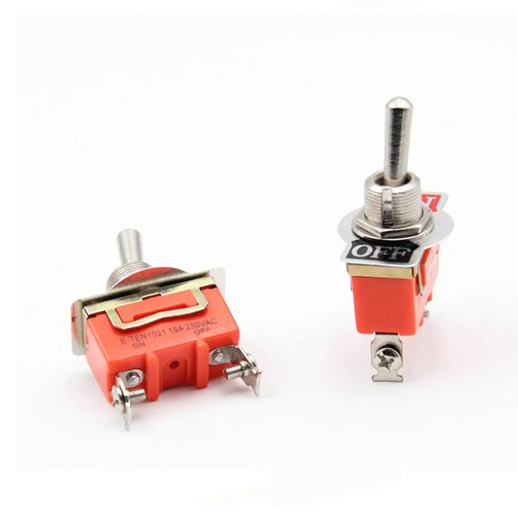 

5Pcs Toggle Switch Rocker Switch E-Ten1021 Car Modification Switch Waterproof Switch For Vehicle And Ship Modification