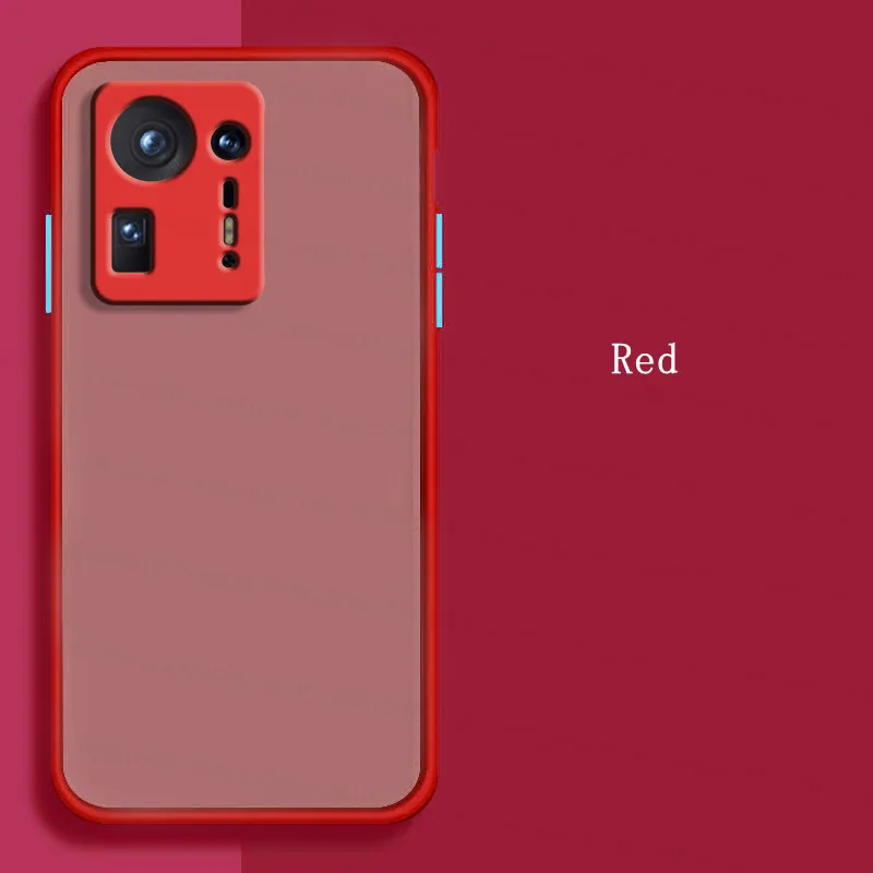 For Xiaomi Mix 4 Case for Xiaomi Mix 4 Poco M3 X3 F3 Pro Coque Silicone Matte Translucent Shockproof Bumper Cover For Mi 11 10
