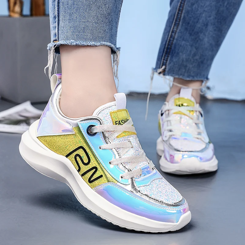 Модная женская спортивная обувь кроссовки для женщин Ulzzang Студенческая из