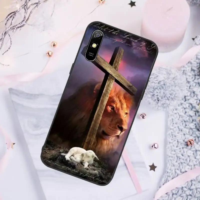 

Christ Jesus cross Phone Cases For Xiaomi Redmi note 7 8 9 pro 8T 9A 9S Mi Note 10 Lite pro