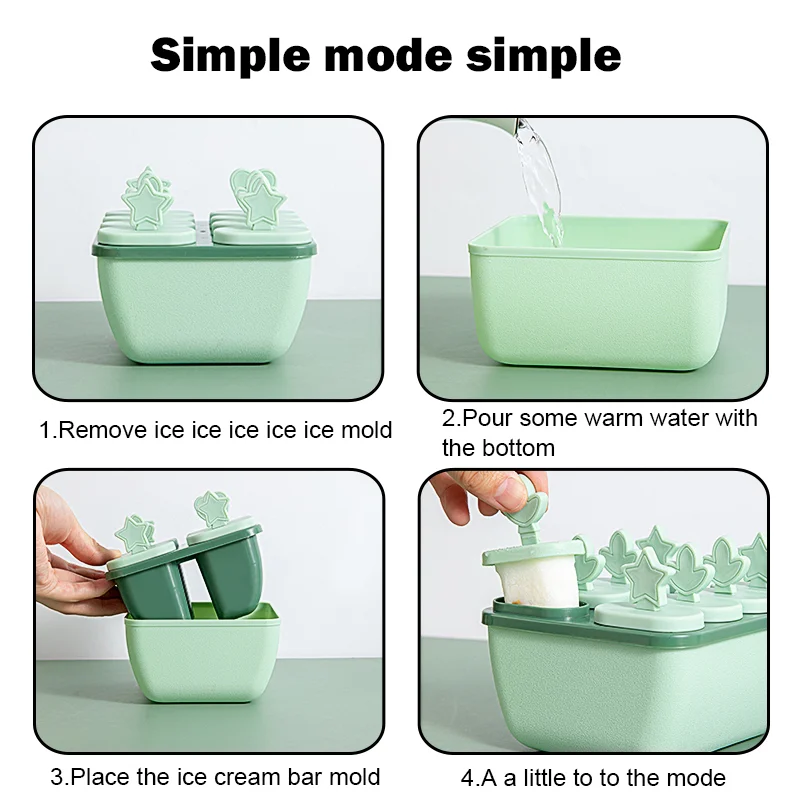 6/8 ячеек круглый Форма мороженое плесень &quotсделай сам&quot для десерта фруктовые