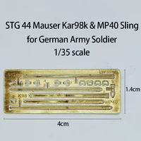 135 german army soldier mauser kar98k mp40 sling1pc etched sheet packing model scene accessory