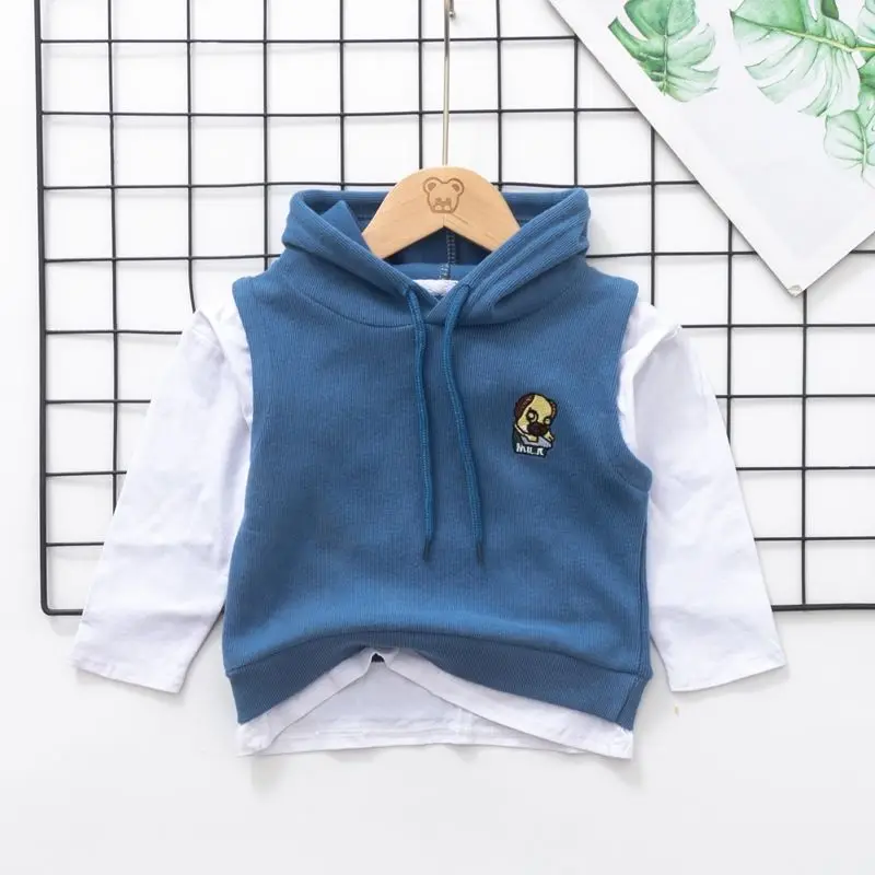 Spring Autumn Baby Outwear Boy Coat Children Girl Fashion Clothes Kids Hooded Sweatershirt Toddler Jacket | Детская одежда и обувь