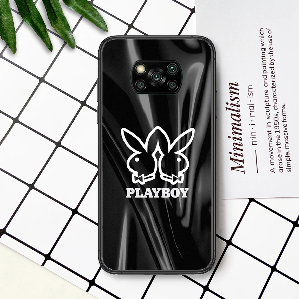 

Playboy Rabbit head Phone Case For Xiaomi Mi Note 10 A3 9 MAX 3 A2 8 9 Lite Pro Ultra black Hoesjes Tpu Funda Silicone Etui