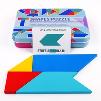 new fun shape 3d puzzle board children wooden toys kids cognitive color learning toy interactive game baby educational toys
