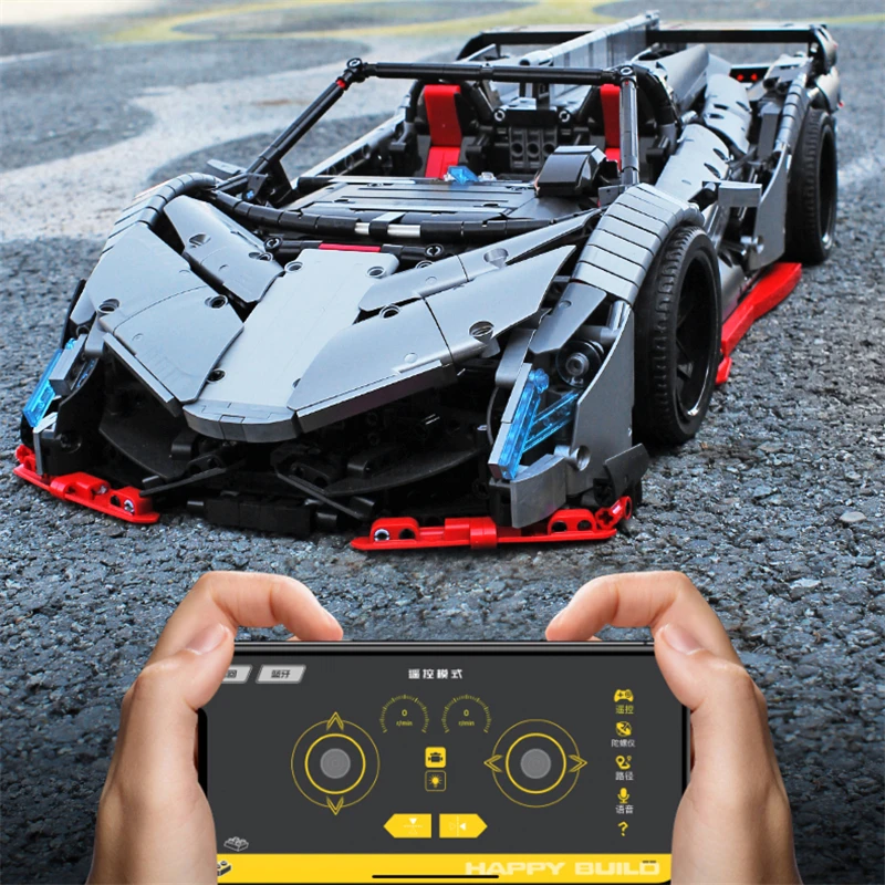 DHL XQ1003 Veneno Lamborghimis Roadster функция питания Радиоуправляемый автомобиль строительные