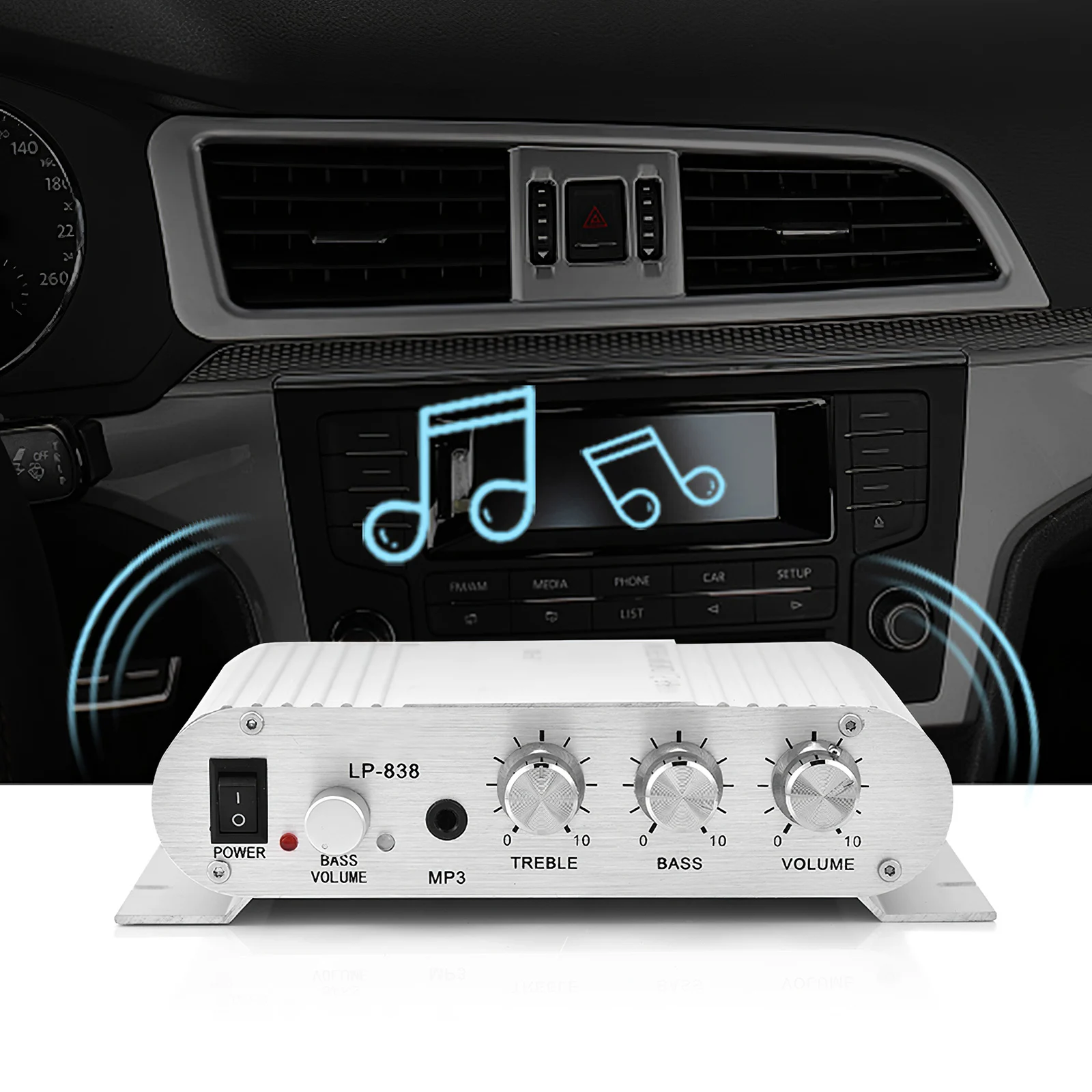 Hi Fi усилитель 2 1 DVD плееры компьютеры MP3/MP4 Радио аудио стерео бас динамик бустер