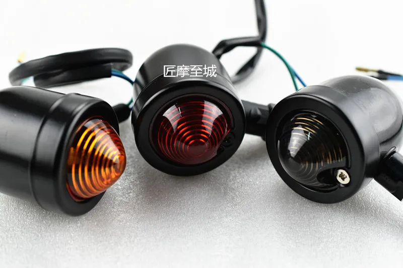 Комплект из 2 предметов мотоцикл пуля указатели поворота светильник Подходит для