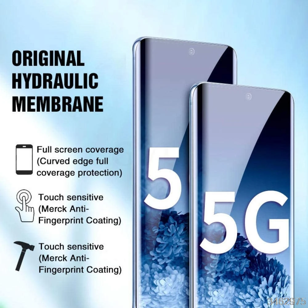 Для Samsung Galaxy Note 20 S20 Ultra S10 S9 Plus мягкая Гидрогелевая пленка защита экрана изогнутая