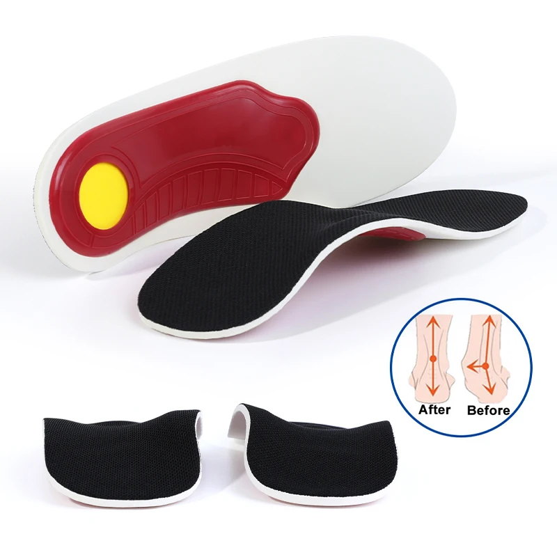 

Bangni Orthotic Insole Arch Support Inserts Flatfoot Orthopedic Plantar Fasciitis Sole Cushion Shoe Pads for Men Women Feet