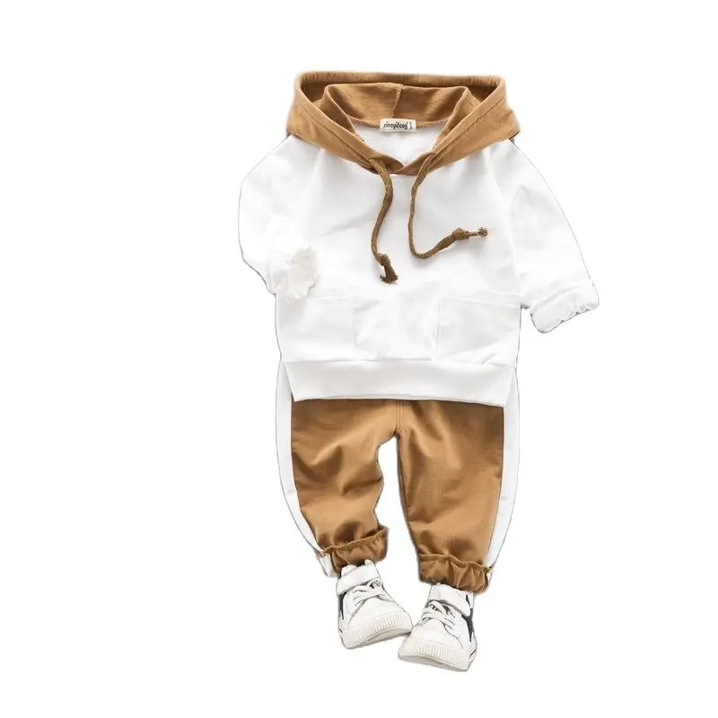 Весенне-Осенние костюмы для мальчиков и девочек новинка 2021 Повседневный пуловер