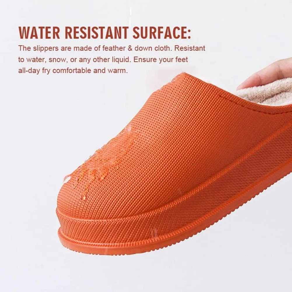 Тапочки женские удобные водонепроницаемые Нескользящие домашние тапочки с