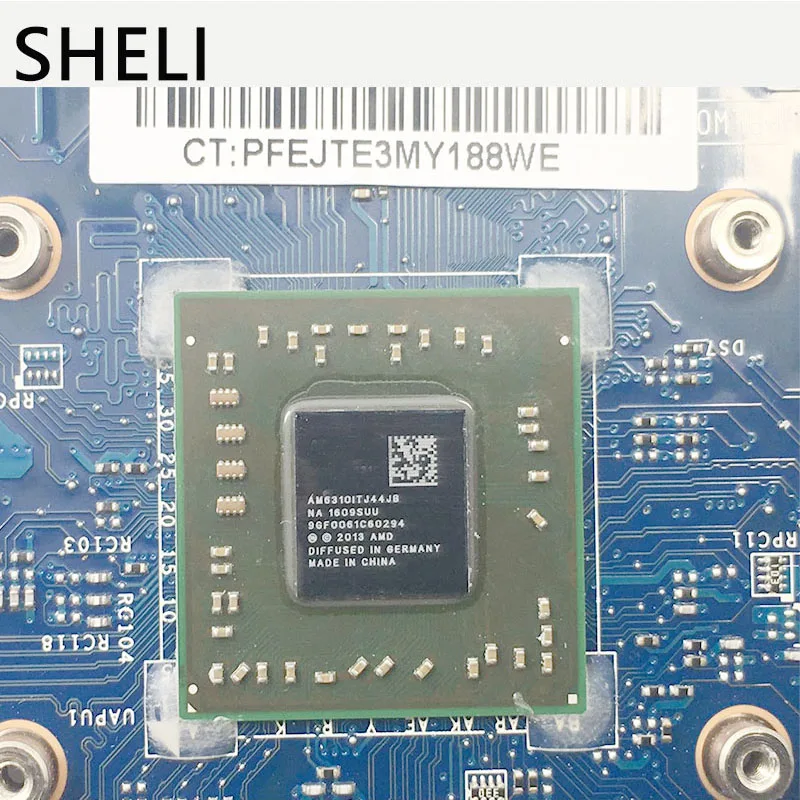 SHELI для HP 814611 001 501 15 AF 255 G4 серия материнская плата ноутбука A6 6310 CPU LA C781P|Материнские