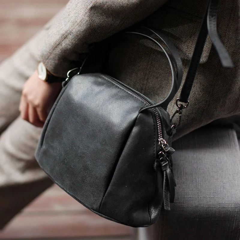 Натуральная Воловья кожа оригинальные роскошные женские сумки модные мягкие для