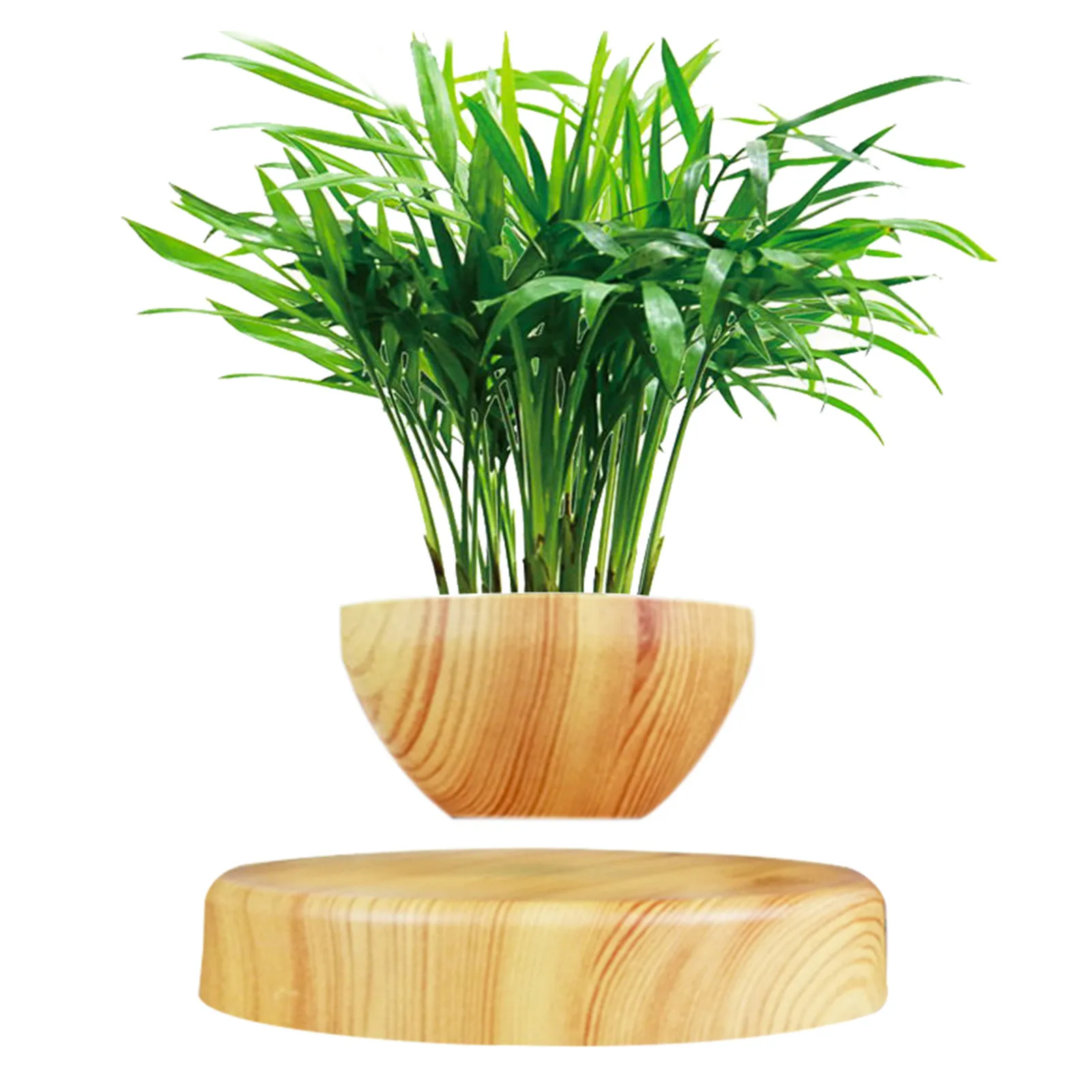 

Levitating Plant Pot Levitating Air Bonsai Pot Magnetic Rotation Flower Pot For Home Desktop Decor Patio Plant Flower Pot