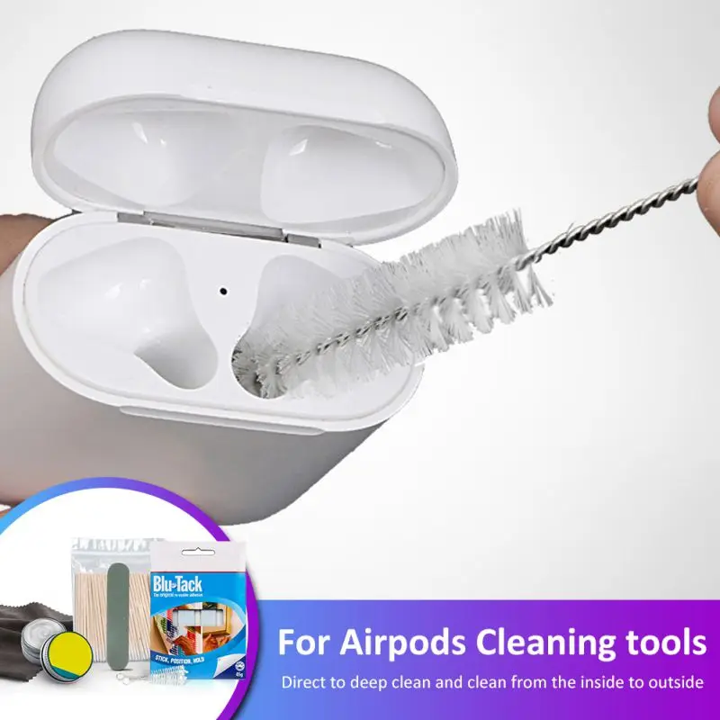 2021 Новинка уборки вращающаяся клей комплект для Airpods Беспроводной наушники