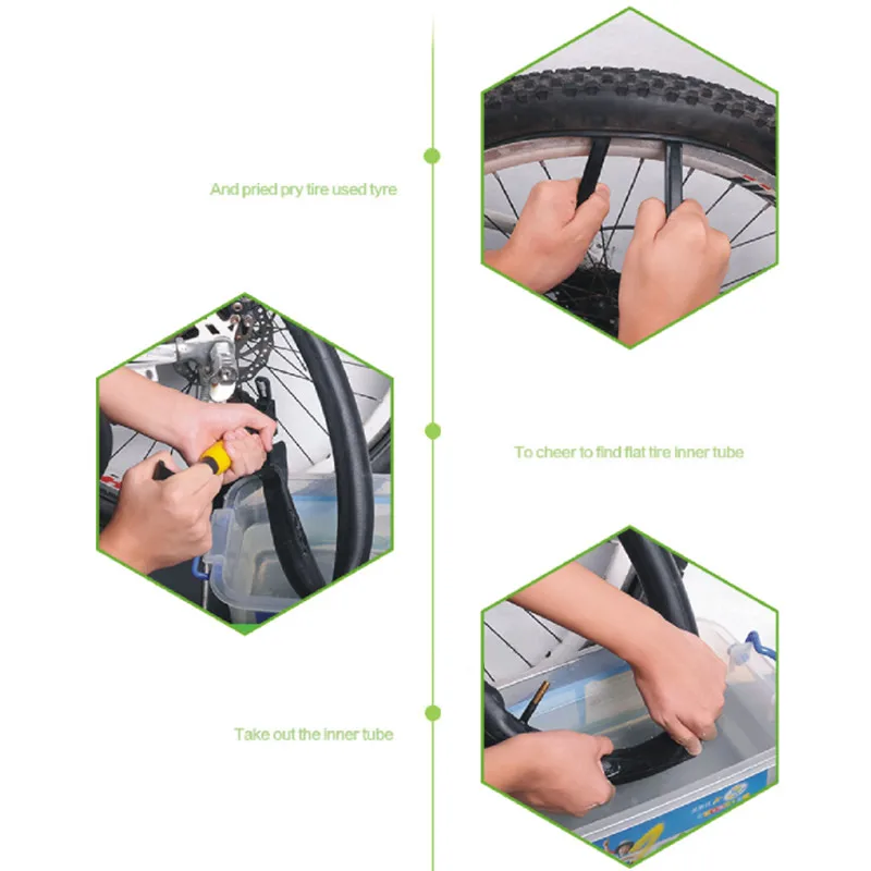 25mm Round Rubber Bicycle Tire Patch Cycle Repair Tools Cycling Bike Tire Tyre Inner Tube Puncture bicycle Repair Accessories