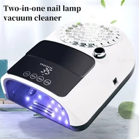 2 in 1 nail lamp dryer 126w nail drying lamp 60w nail dust cleaner vacuum 42 leds uv lamp gel nail dryers nails equipment