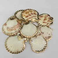 2020 new 5pcs natural shell pendant necklace charms fashion pendant for making jewelry necklace accessories wholesale