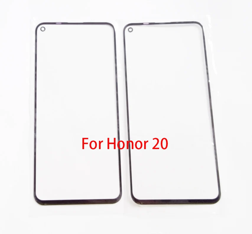 

10Pcs/Lot For Huawei Honor 10 Lite 20 / Honor 9X 8X View 10 Touch Panel Screen Front Outer Glass With OCA Film