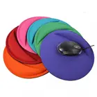 Новый цветной круглый коврик для мыши с нескользящей основой, эргономичный коврик для мыши для офиса, игрового ПК, ноутбука
