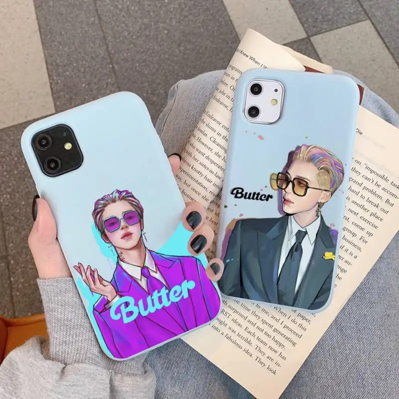 

Agust D suga Phone Case Soft Solid Color for iPhone 11 12 13 mini pro XS MAX 8 7 6 6S Plus X XR