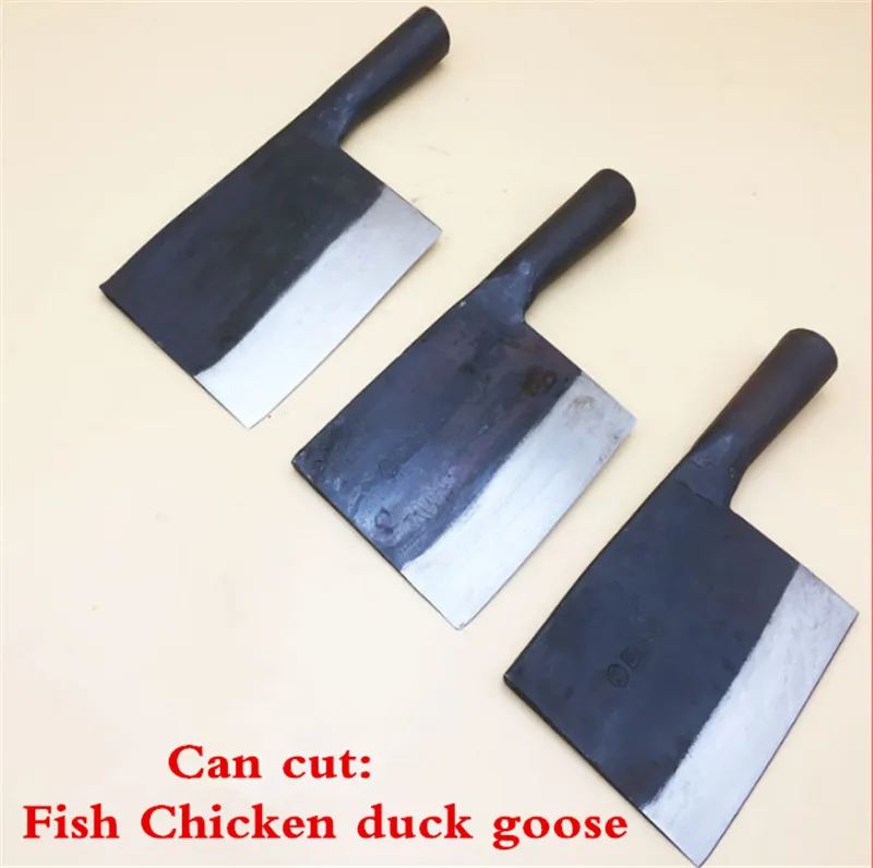 Китайский Стиль sharp тяжелый Большой ручной работы Кухня резки мясной овощной нож
