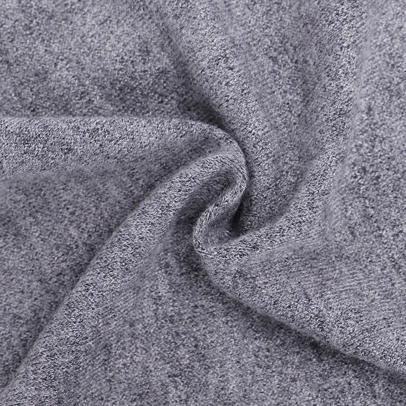 Классический женский однотонный вязаный шарф мягкий осенне зимний теплый