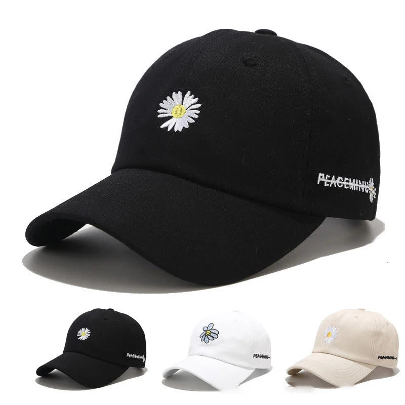 

KPOP GD G-Dragon Daisy Peaceminusone Baseball Hat Embroidered Cap Man Sunhat All-match Fans Collection Gifts h6