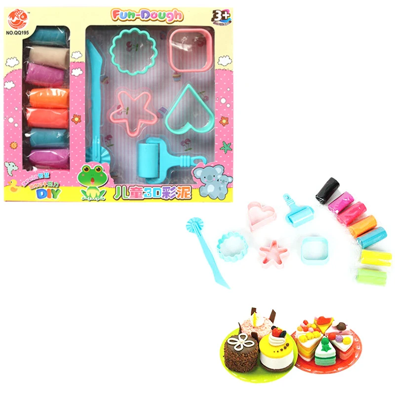 Дети цветной Пластилин Play-Doh модель инструмент игрушки 3D инструменты для пластилина Playdough набор инструментов для работы с полимерной глиной формы Улучшенный Набор Обучающие игрушки грязь DIY набор подарок