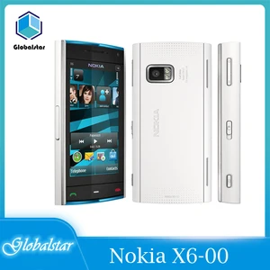 nokia x6 002009 refurbished original phone quad band fm radio gsm symbianram 128mb rom 16gb cellphone refurbished free global shipping