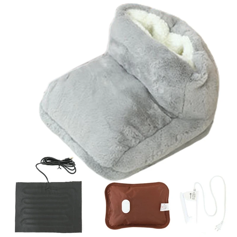 

Winter Supplies Plug-In High-Cut Rabbit Fur Foot Warmer Office Heating Artifact 425B